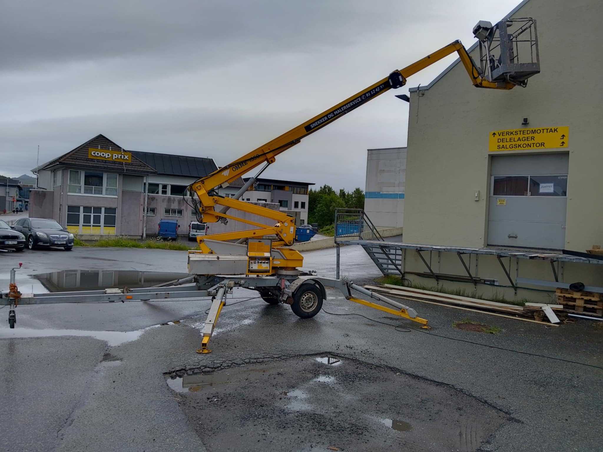 Teleskoplift - 15,5 meter utleie Leknes Lofoten